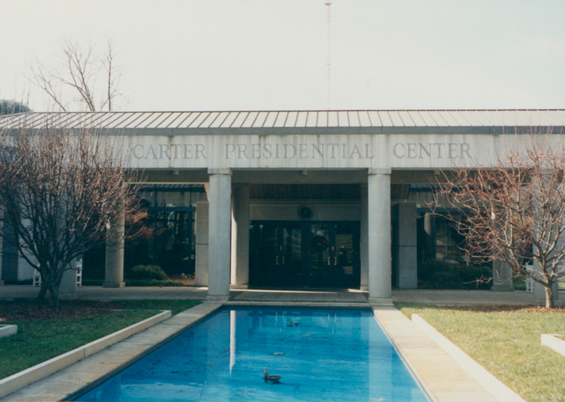 Carter Presidential Center entrance